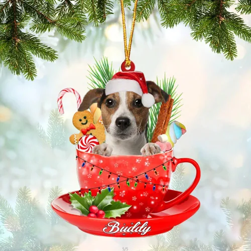 Miniatura 82 de Alaskan Malamute - Adorno acrílico personalizado para perro en taza, adorno de Navidad personalizado para perro 2023, decoración de árbol