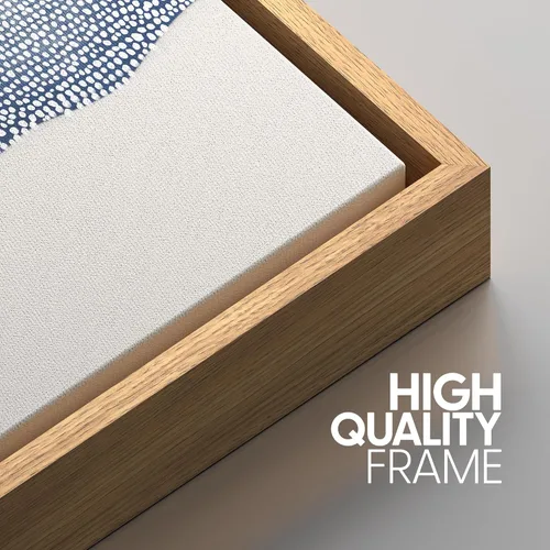 Miniatura 619 de SIGNWIN Lienzo enmarcado para pared, arte con pinceladas de flujo neutro en tonos beige abstractos, ilustraciones, arte moderno, decorativo