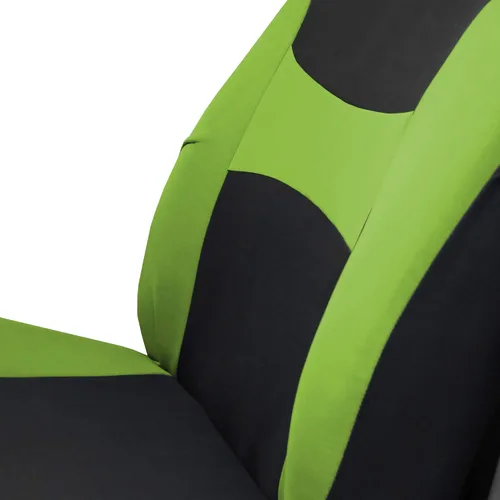 Miniatura 6 de FH Group - Fundas para asiento de auto de tela ligera y fresca, juego de tres filas para 7 asientos - Compatible con bolsa de aire y asiento Verde