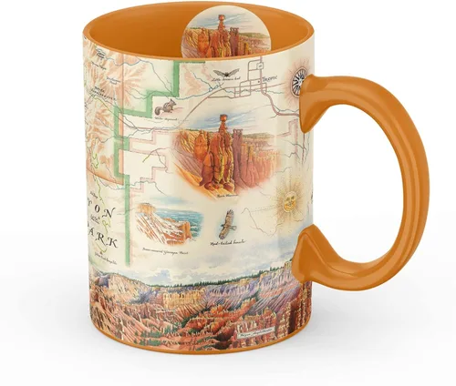 Miniatura 26 de Xplorer Maps Boston Map Taza de cerámica (16 onzas) – Taza de café sin BPA para bebidas calientes y frías – perfecta para oficina, hogar o regalo