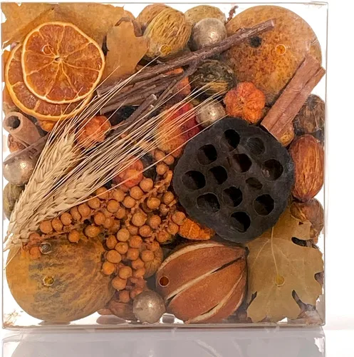 ANDALUCA Popurrí Decorativo con Fragancia de Cosecha de Otoño y Relleno para Jarrones y Tazones, Decoración del Hogar (Cosecha de Otoño)