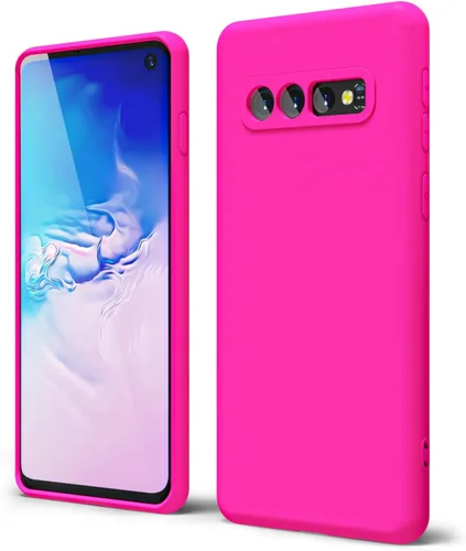 Miniatura 25 de oakxco Funda para teléfono Samsung Galaxy S21 Ultra con agarre de silicona líquida, bonita funda delgada y delgada de goma suave de TPU lisa