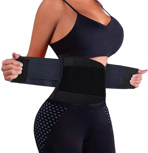 VENUZOR Cinturón de entrenamiento de cintura para mujer – Faja reductora de cintura – Cinturón adelgazante – Cinturón deportivo (grado UP)