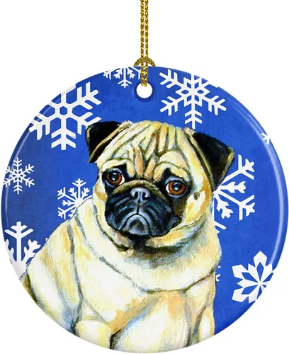 Miniatura 96 de Caroline's Treasures Cavalier Spaniel - Adorno de cerámica para colgar en el árbol de Navidad, para el hogar, Navidad, fiestas, regalo, 3 pulgadas