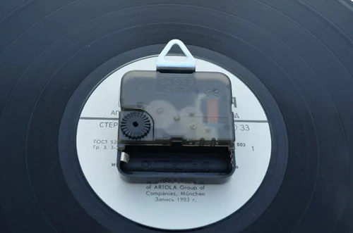 Miniatura 4 de Reloj de pared de vinilo de biología, registro LP, decoración del hogar, arte hecho a mano, regalo de personalidad