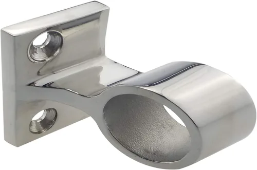 Miniatura 7 de Par Heavy Duty 316SS 60 ° Marine Boat Stanchion Hand Rail Fitting IZQUIERDA-FRONT para tubo de 1