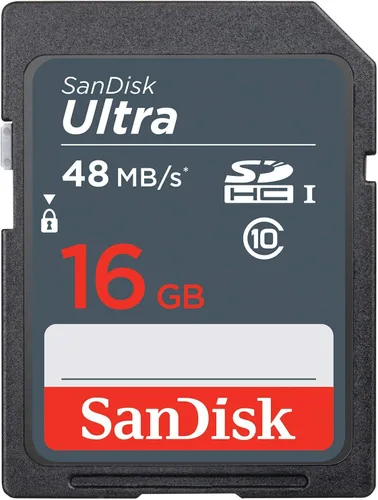 Miniatura 3 de SanDisk Ultra 16GB SD SDHC Tarjeta Flash UHS-I Clase 10 Velocidad de lectura hasta 48MB/s 320X SDSDUNB-016G-GN3IN Lote al por mayor
