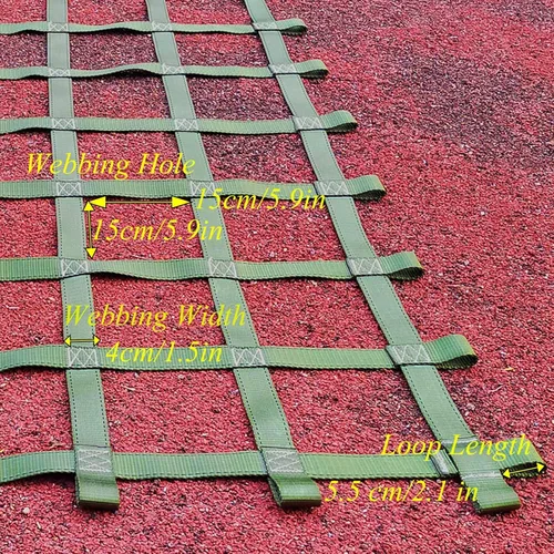 Miniatura 2 de Red de carga para adultos, juego de columpios, parque infantil, casa del árbol, escalera de cuerda para interiores y exteriores, red de seguridad