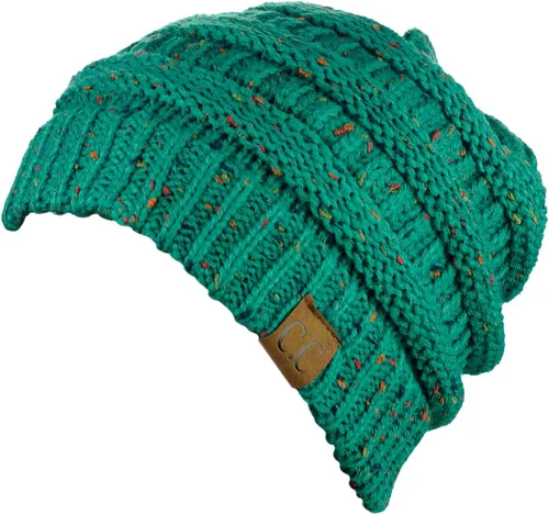 Miniatura 228 de C.C Trendy Warm Chunky Soft Stretch Cable Knit Beanie