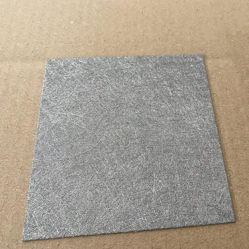Miniatura 2 de Fieltro de fibra de titanio para pequeña máquina de absorción de hidrógeno 0.6/0.031 in Porosidad de espesor 60%-70% con alta porosidad, buena