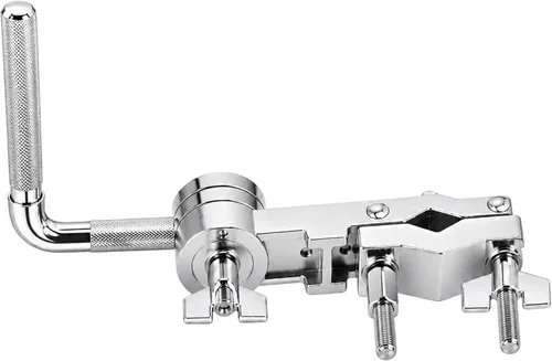 ROSS Percussion - Abrazadera universal de montaje para cencerro con barra en L ajustable | Accesorio de hardware de tambor multiajuste, para