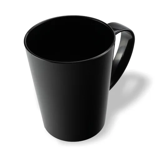 Miniatura 2 de Carlisle FoodService Products Taza Taza de Café de Plástico con Asa Grande para Bufés, Hogar y Restaurante, Tritan, 12 Onzas, Negro, (Paquete de 12)