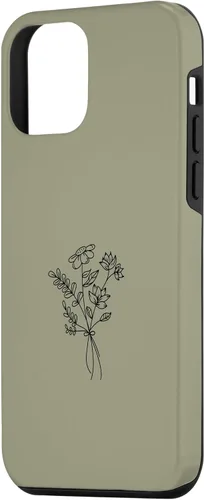 Miniatura 2 de Funda para iPhone 12 mini Wildlfower Floral Flower Khaki