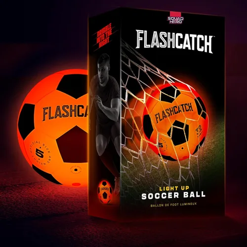 Miniatura 8 de FlashCatch Balón de fútbol iluminado – brilla en la oscuridad – NO 5 – Regalos de equipo deportivo para niños y niñas de 8 a 15 años en adelante