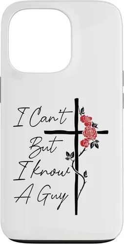 Miniatura 10 de I Can't But I Know A Guy Jesus Cross Flowers Case for iPhone 17
