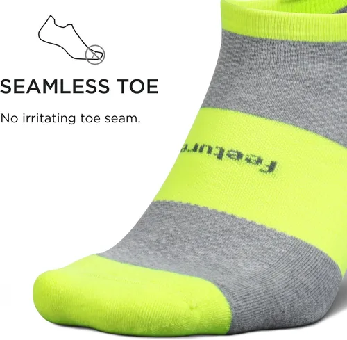 Miniatura 4 de Feetures Calcetines tobilleros de alto rendimiento Max Cushion Calcetines invisibles para mujeres y hombres con lengüeta en el talón (1 par)