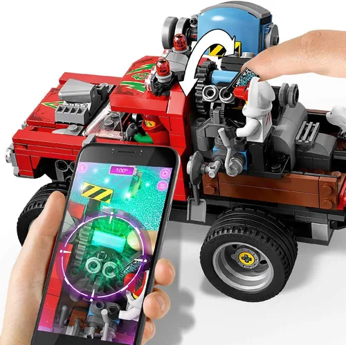 Miniatura 6 de LEGO Hidden Side El Fuego's Stunt Truck 70421 Kit de construcción, juego fantasma para niños y niñas de 8 años en adelante, juego interactivo