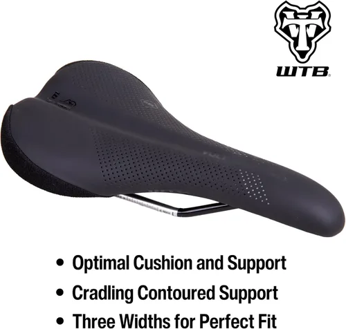 Miniatura 2 de WTB Volt Asiento de Bicicleta (Sillín) - Acolchado Cómodo de Grosor Medio - Bicicletas de Montaña, Grava y Eléctricas