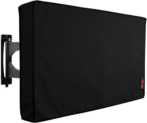Miniatura 13 de iBirdie Cubierta impermeable para TV de pantalla plana exterior de 46 a 48 pulg., protector de pantalla de tela gruesa 600D, 44.5 x 27.5 x 5.5 pulg.