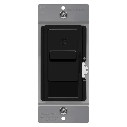 Miniatura 8 de TOPGREENER Interruptor digital de atenuación para luces LED / CFL regulables de 200 W, interruptor de atenuación deslizante LED de un solo polo,