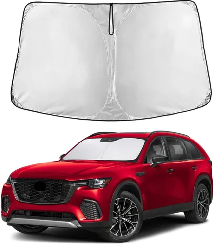 Miniatura 106 de Econour Parasol para parabrisas compatible con Honda Civic 2016-2021, protector de parasol plegable para ventana, bloquea los rayos UV y mantiene tu