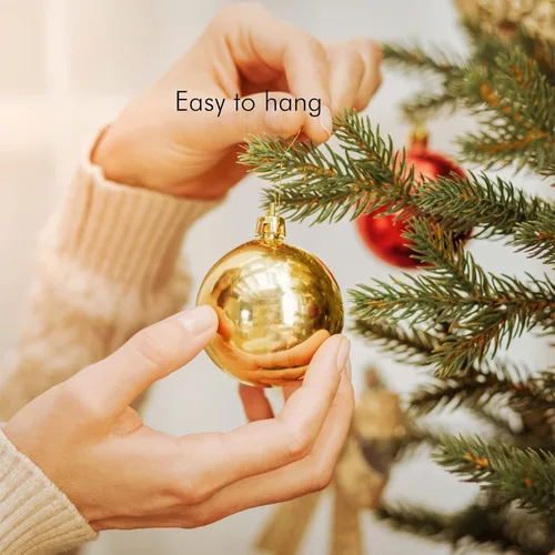 Miniatura 3 de R'ND Toys - Ganchos metálicos para adornos de Navidad, fáciles de enganchar, para colgar decoraciones de árbol de Navidad, paquete de 200