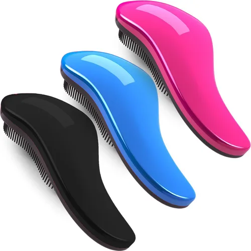 Miniatura 8 de 79STYLE 3 piezas de cepillo desenredante Naturals desenredante peine para el cabello se desliza a través sin dolor sin enredos para mujeres hombres