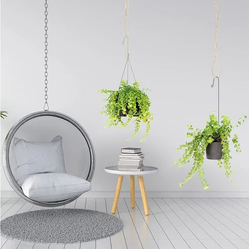 Miniatura 6 de Extensores conectables para colgar plantas, extensor de cuerda duradera para macetas, baños de pájaros, adornos decorativos, extensor de gancho