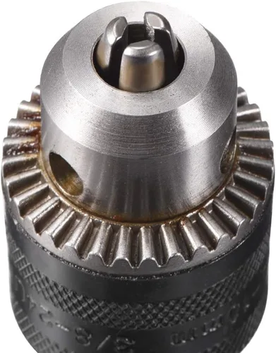 Miniatura 5 de uxcell Mandriles de taladro, 3/8-24UNF roscado de 0.059-0.394 in de capacidad con llave de mandril para taladro inalámbrico con cable de impacto