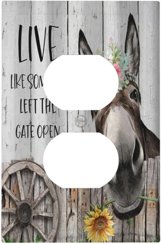 Miniatura 167 de Cubiertas Decorativas para Placas de Interruptor Abstracto Moderno de Mediados de Siglo Arco Boho Sol Dorado Hoja 1 Gang Placa de Pared Cubierta