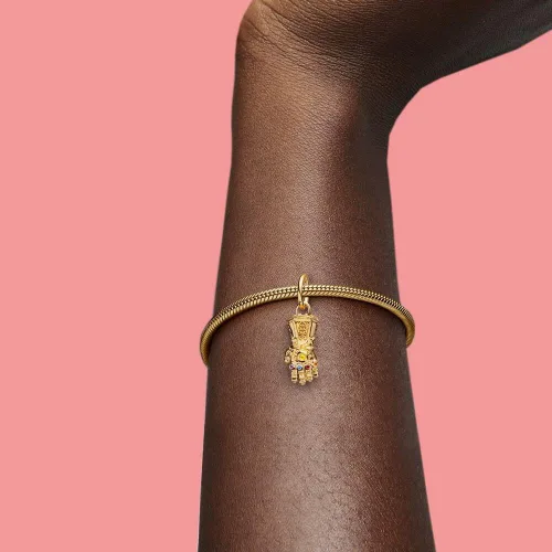 Miniatura 5 de Bellestory Abalorio de plata de ley con diseño de héroes de la película para mujer, pulsera europea