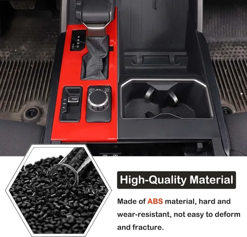 Miniatura 3 de Aunginsy Cubierta de panel de palanca de cambios de control central compatible con Toyota Tundra/Sequoia 2022-2026, consola de palanca de cambios