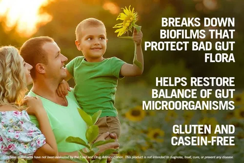 Miniatura 4 de Kirkman - Disruptor y Buster de Defensa de Biofilm - W/Lipasa y Glucoamilasa - Enzimas para la Digestión para Hombres y Mujeres - Protege el Sistema