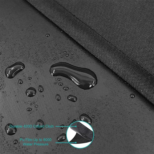 Miniatura 7 de Cubierta para soplador de nieve impermeable, duradera, resistente, para exteriores, de dos etapas, protector contra el polvo para la mayoría