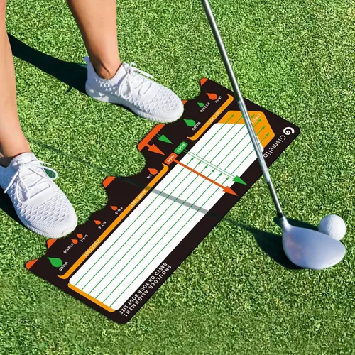 Miniatura 7 de Alfombrilla de entrenamiento de golf para principiantes Asistencia de postura y corrector de postura de nivel básico con ayuda de entrenamiento