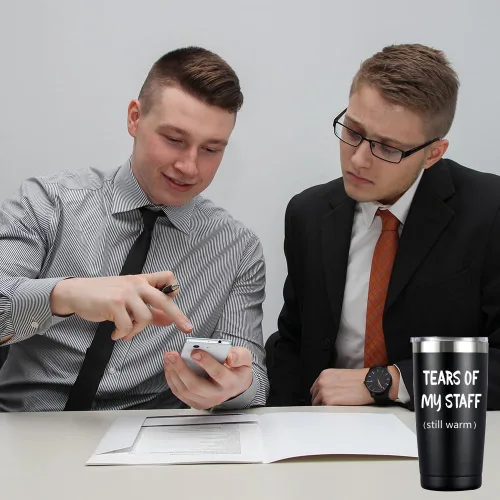 Miniatura 2 de Regalos de jefe para hombres, regalo del día del jefe para hombres, vaso de lágrimas de mi personal, divertidos regalos de Bos para hombres