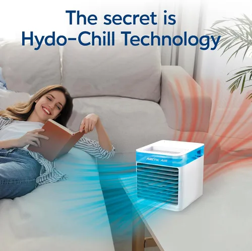 Miniatura 8 de Arctic Air Pure Chill - Enfriador de aire evaporativo de lujo, potente, silencioso, ligero y portátil con tecnología Hydro-Chill para dormitorio