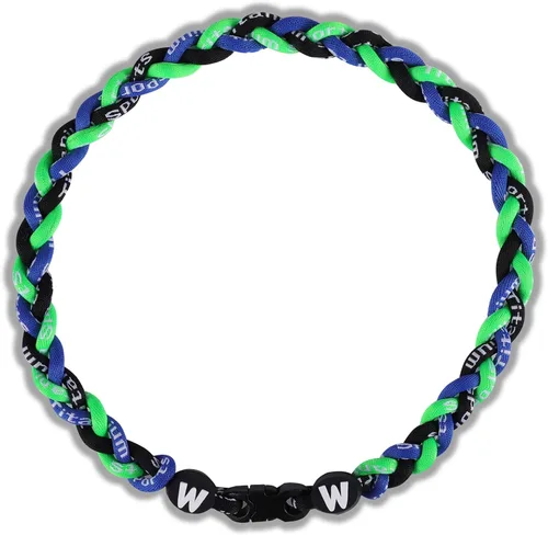 Miniatura 28 de Willtok Collar de béisbol prémium de 18 pulgadas con cuerda trenzada de nailon con diseño Tornado