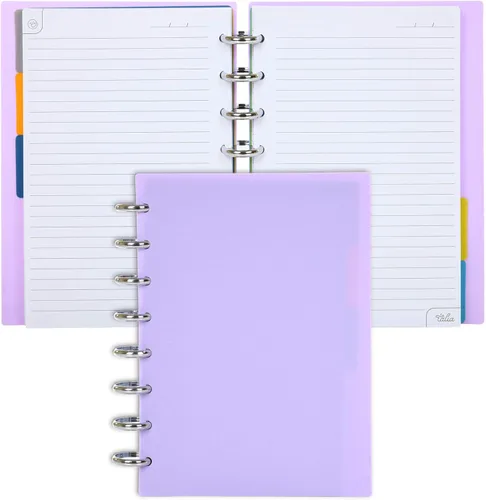 Miniatura 125 de Talia - Cuadernos de notas con tapas, planificador, personalizables, (Azul de Verano, Junior (5.5 pulgadas x 8.5 pulgadas)) Azul verano