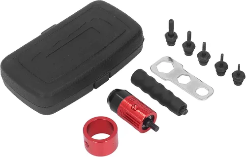 ViaGasaFamido Adaptador de pistola de remache, kit de adaptador de taladro de tuerca de remache, convertidor de taladro de tuerca de remache,