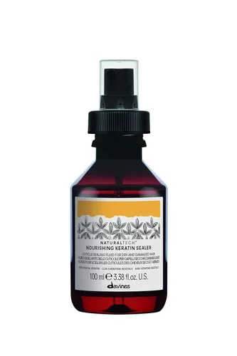 Davines Naturaltech - Sellador de queratina nutritivo, suavizante sin enjuague y protección para fortalecer y defender contra las puntas abiertas,