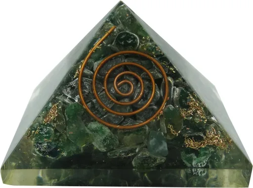 Miniatura 2 de HARMONIZE Pirámide de piedra de aventurina Reiki Cristales curativos Chakra Terapia Equilibrio Generador de Energía