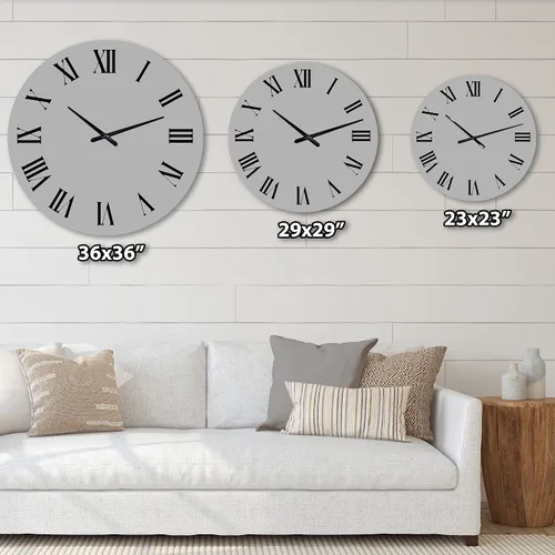 Miniatura 5 de DesignQ Reloj de pared con diseño de vaca y vida campestre para el hogar, dormitorio, baño, oficina, sala de estar