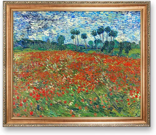 Miniatura 242 de A&T ARTWORK Noche estrellada sobre el Ródano de Vincent Van Gogh. Tamaño del marco: 36 x 30 pulgadas, tamaño de la imagen: 30 x 24 pulgadas
