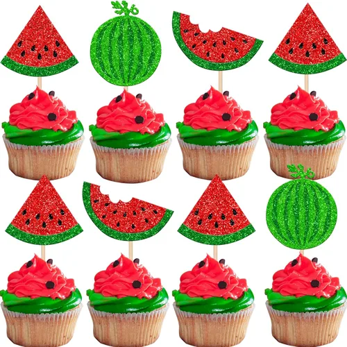 Miniatura 22 de Rsstarxi 1 paquete de decoración de pastel Oh Baby con purpurina naranja pequeña para tartas de baby shower, decoración de pastel para frutas