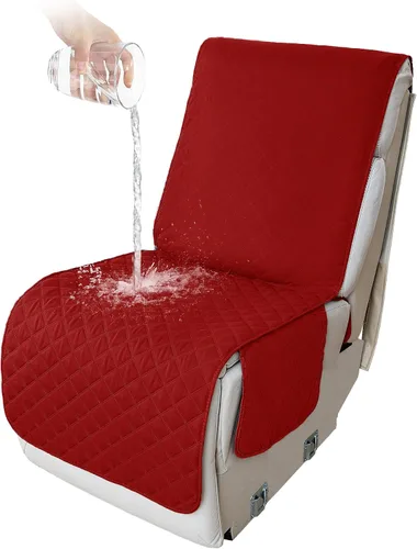 Miniatura 82 de HDCAXKJ Fundas de sofá seccional reclinable 100% impermeable, forma de L, funda de sofá reclinable lavable acolchada suave para mascotas, perro