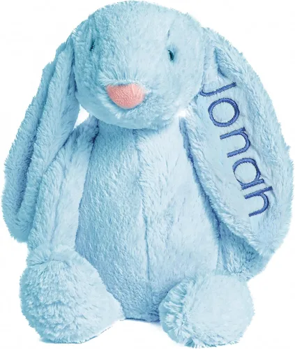 Miniatura 14 de Conejo de peluche súper suave personalizado - Juguetes de animal de peluche para niños - Regalo personalizado con nombre bordado en la oreja