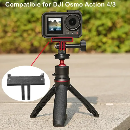 Miniatura 5 de PCTC Adaptador magnético compatible con DJI Osmo 360/Osmo Action 5 Pro/4/3 Adaptador de liberación rápida – Accesorios DJI, trípode conectable