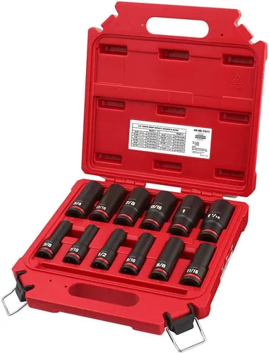 Miniatura 3 de 49-66-7011 para Milwaukee Shockwave 1/2 In Drive Sae Juego de llaves de impacto de 6 puntos - 12PC