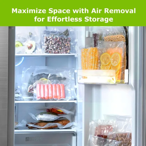 Miniatura 7 de Bonsenkitchen [2025 Actualizado] 3 Rollos 27,94 cm x 4,88 m + 3 Rollos 20,32 cm x 4,88 m Bolsas Selladoras al Vacío para Alimentos con Caja